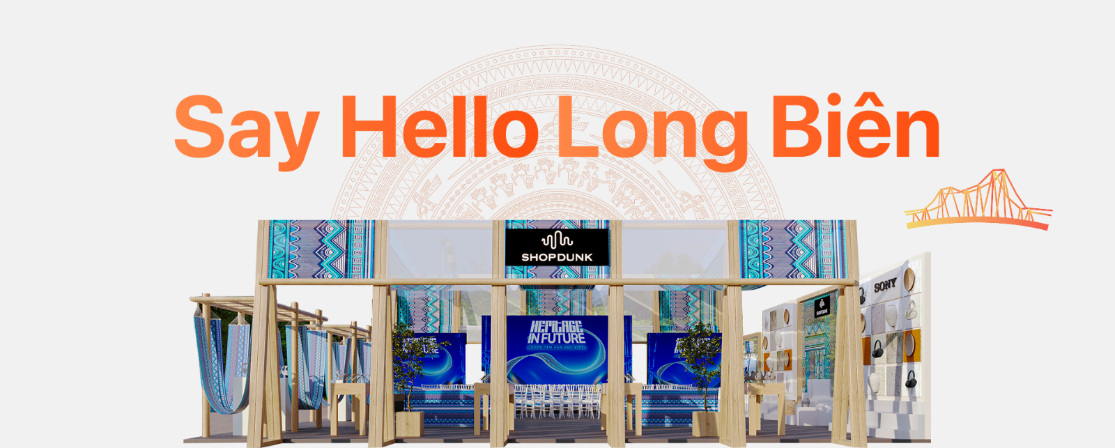 Hình ảnh cho danh mục SHOPDUNK SAY HELLO LONG BIÊN - TƯNG BỪNG KHAI TRƯƠNG POP-UP STORE AEON MALL 
